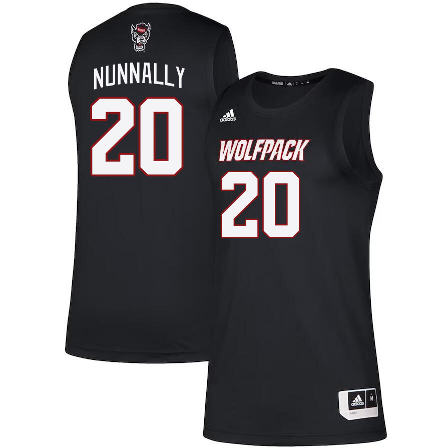 Men #20 Alex Nunnally NC State Wolfpack College Basketball Jerseys Stitched Sale-Black - Click Image to Close